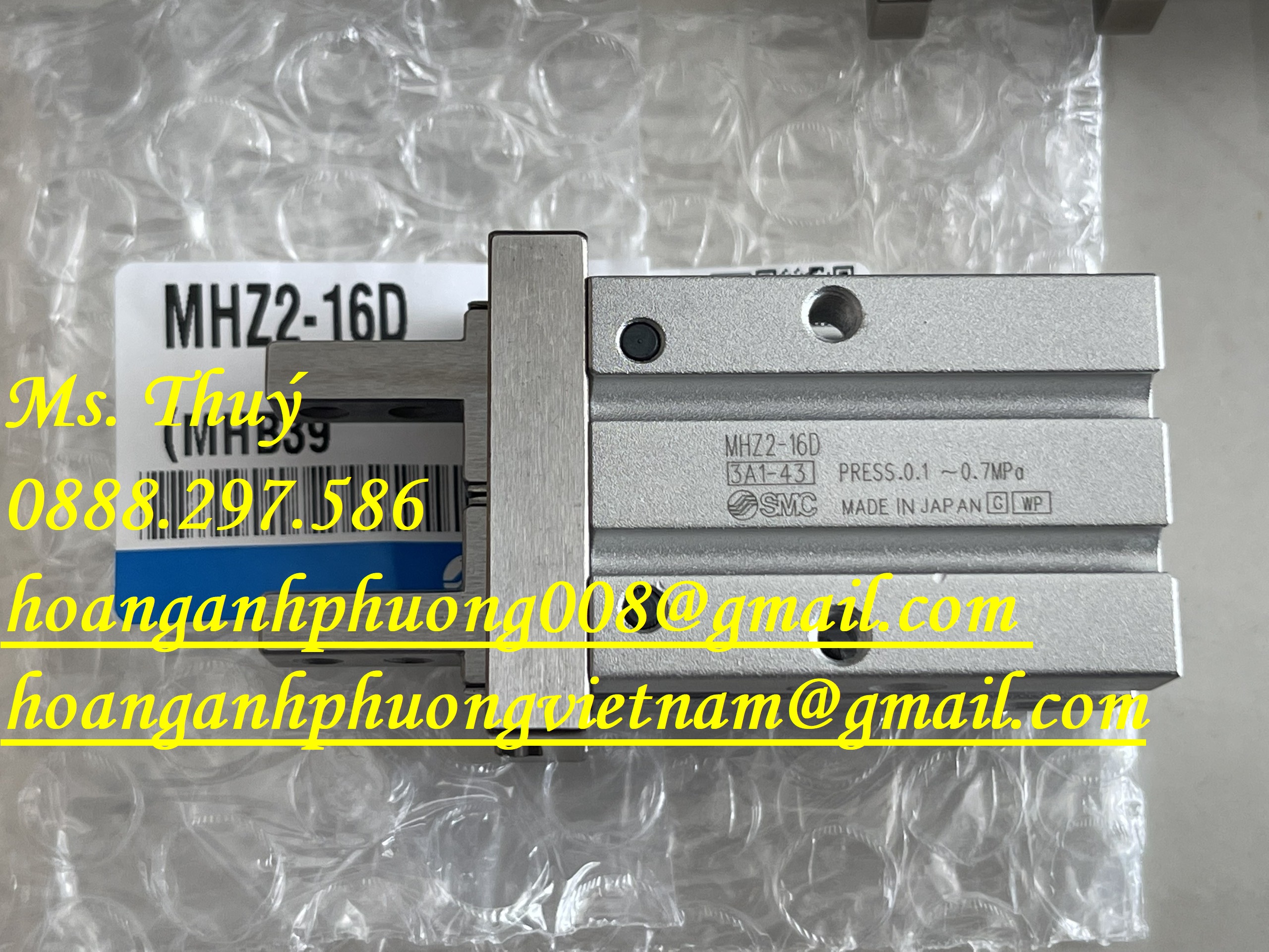 Giá tốt - Xi lanh kẹp SMC MHZ2-16D nhập khẩu
